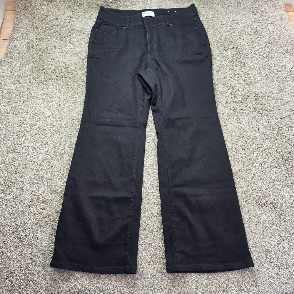 Lane Bryant Pants Womens‎ 18 Black Jegging Pull On Pockets Stretch High Rise